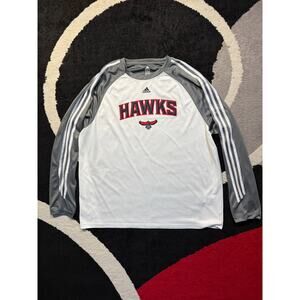Adidas Atlanta Hawks Long Sleeve Shirt NBA Team/Player Issued Mens Size 2XL